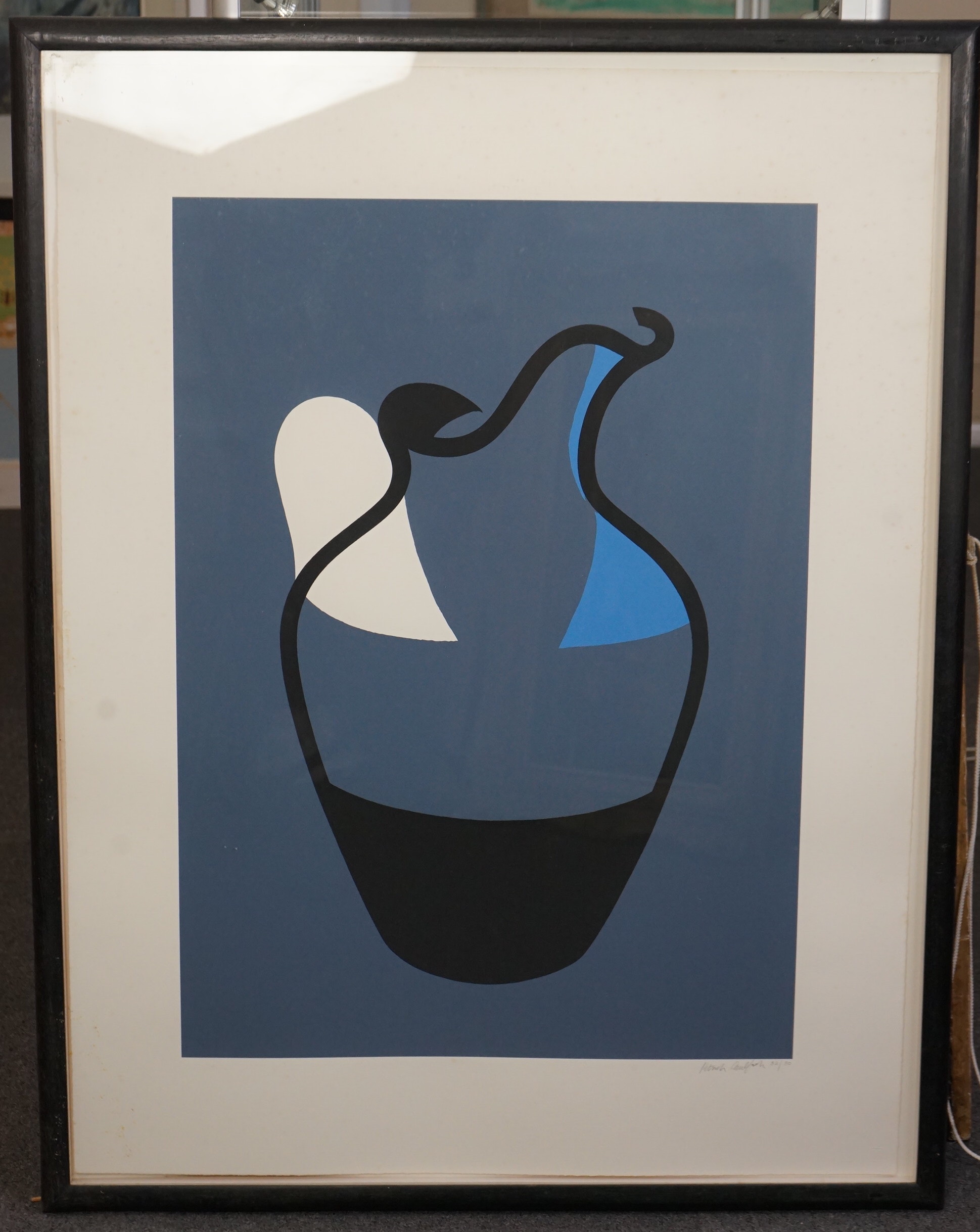 Patrick Caulfield (British, 1936-2005), 'Water jug 1982', screenprint in colours on wove, 79 x 57cm